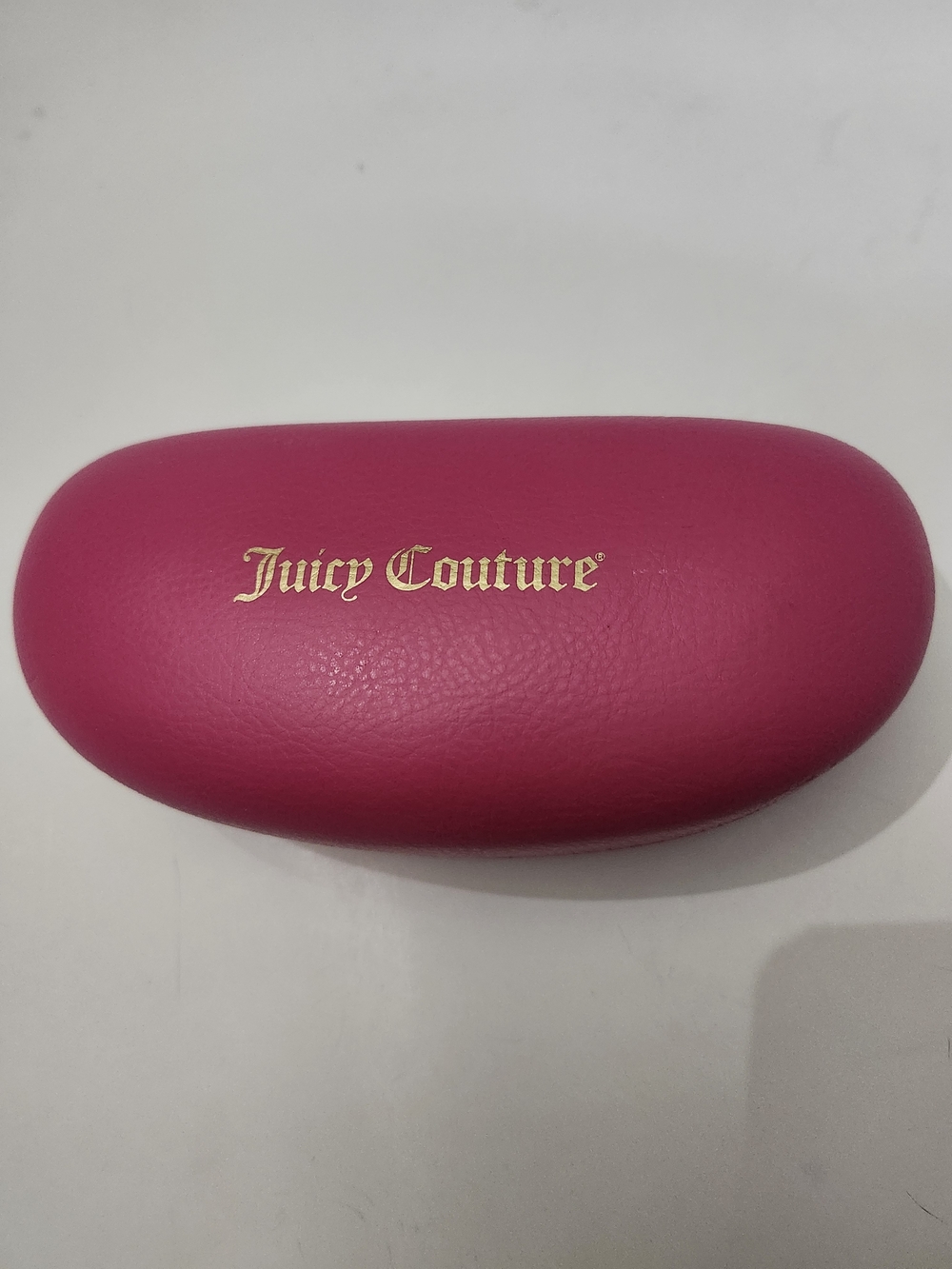 Juicy Couture Pink Embossed Logo Clam Shell Hard Case Sunglasses Glasses